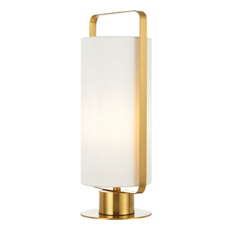 Orwel 1 Light Table Lamp Ivory, Antique Gold ORWEL TL-IVAG