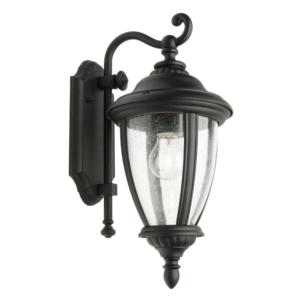 Oxford 1 Light Exterior Wall Light Black - OXFO1EBLK