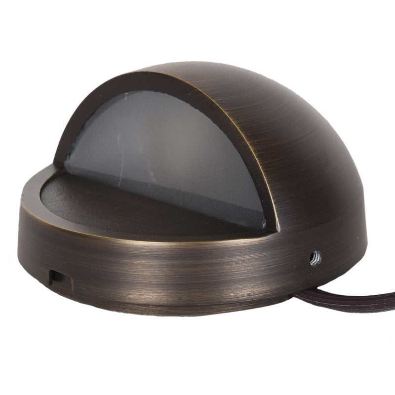 Outdoor Step Light 12V Bronze Cast Brass - PDL2100WB