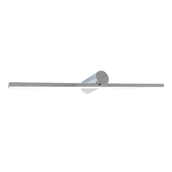 Roka LED Bathroom Vanity Light 16W Chrome Metal 4000K - ROKA16WLEDCH