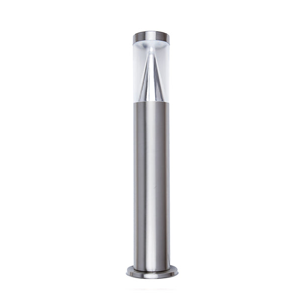 Exterior 12V LED Bollard Light 6W 3000K 316 Stainless Steel With Flange IP67 - PORTUS1FLSS