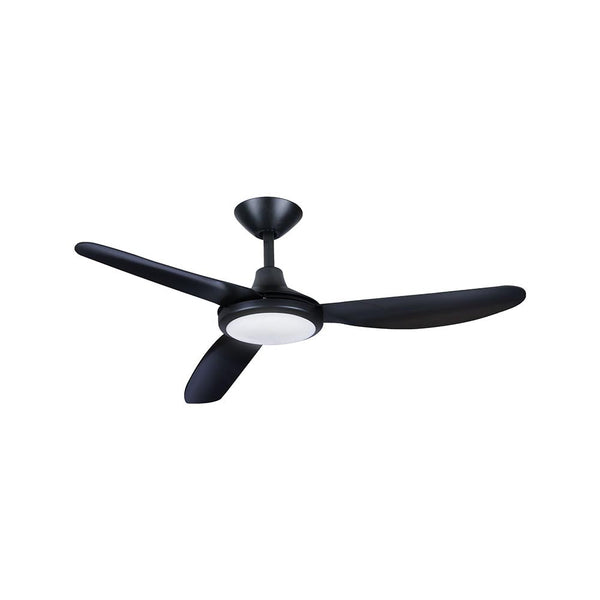 Polar DC Ceiling Fan 48" with LED Matt Black Polymer Blades - P3BL582