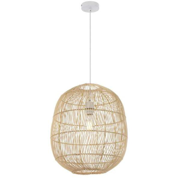 Rana Pendant Light W400mm Natural Rattan - RANA PE40-NAT