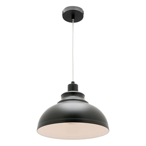 Buy Pendant lights australia - Risto 1 Light Pendant Black - RIST1PBLK