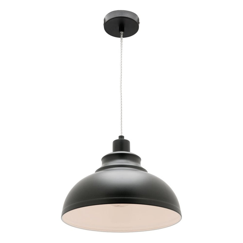 Buy Pendant lights australia - Risto 1 Light Pendant Black - RIST1PBLK