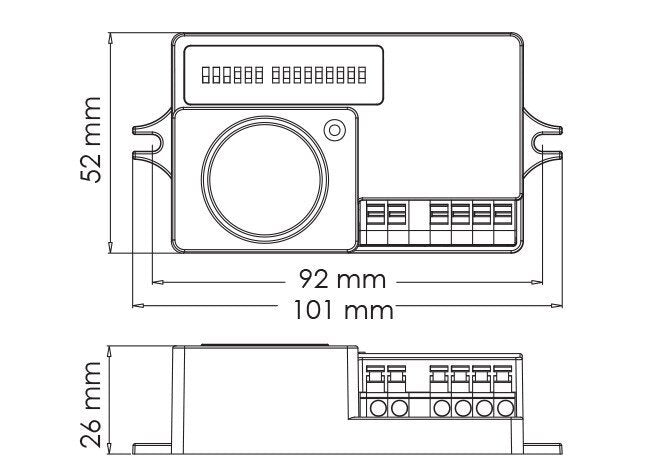 SMS733 Microwave Motion Sensor IP20 - SMS733