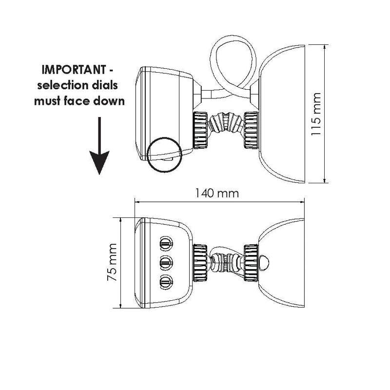 Mantis Motion Sensor Black - SMS806WF/BK