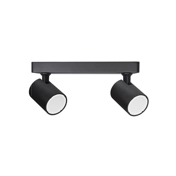 SPOT Interior GU10 Surface Mounted Spot Light 2 Light Bar Matte Black - SPOT-BAR2B