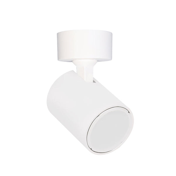 SPOT Interior GU10 Surface Mounted Spot Light 1 Light Round Base Matte White - SPOT-R1W