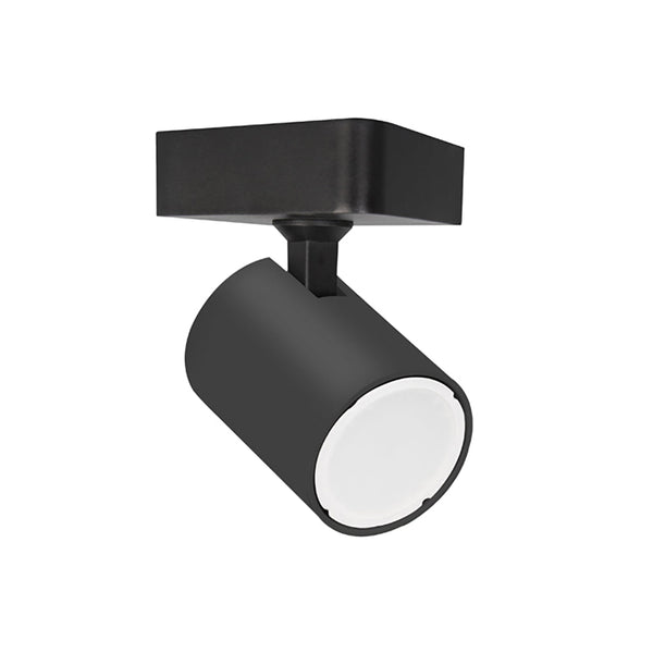 SPOT Interior GU10 Surface Mounted Spot Light 1 Light Square Base Matte Black - SPOT-S1B