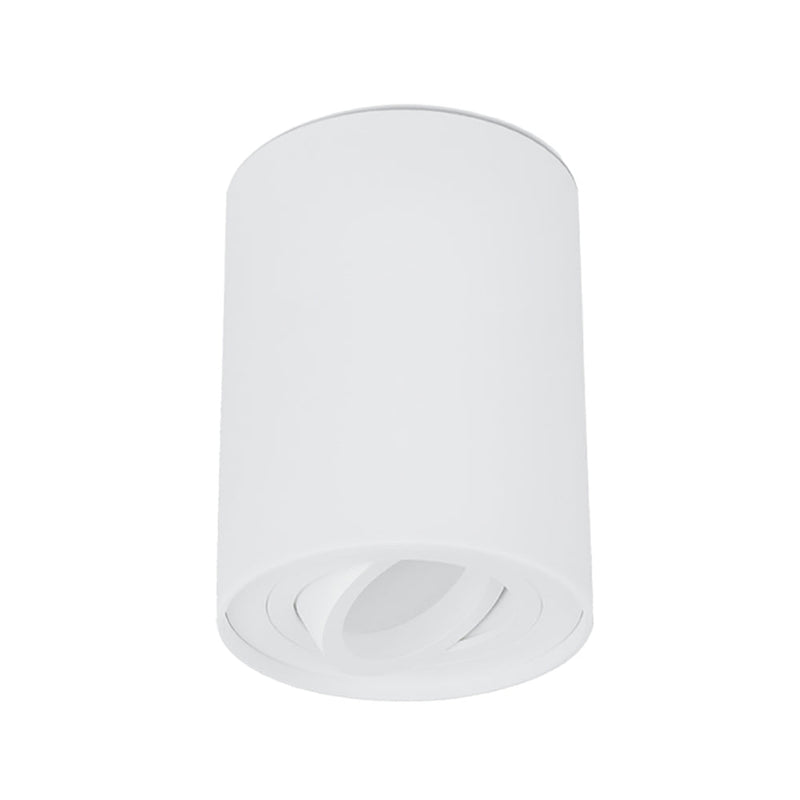 SURFACE GU10 Round Surface Mounted Gimbal Downlight White - SURFACE22