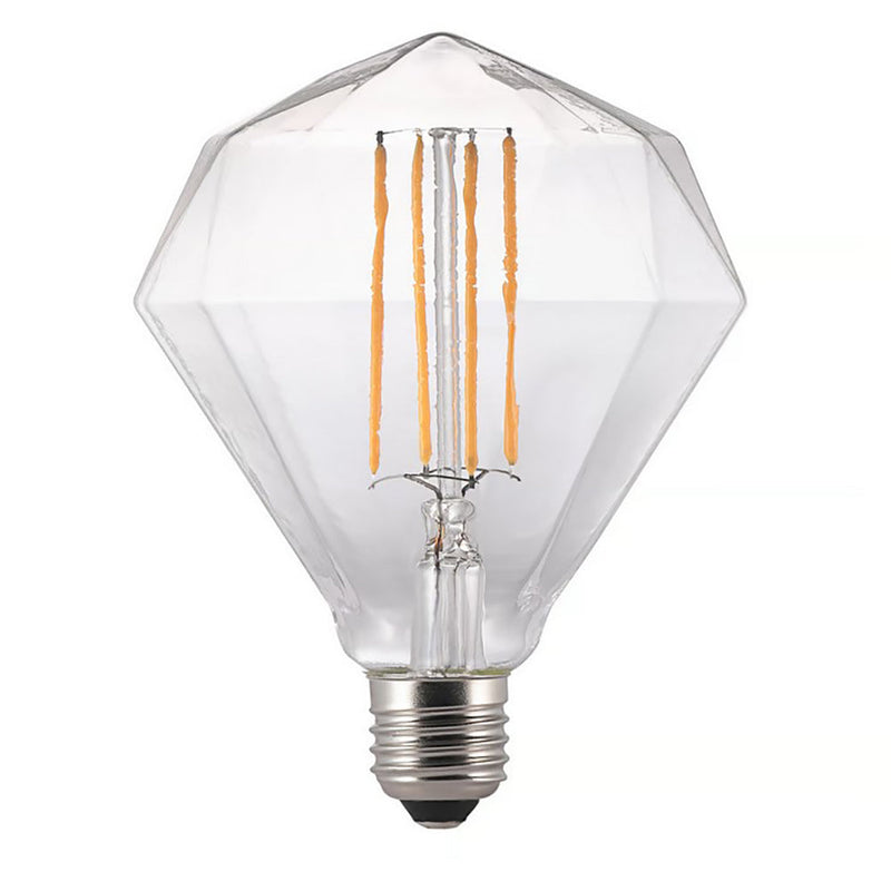 Diamond Avra LED Filament Globe ES 240V 2W Clear Glass 2200K - 1423070