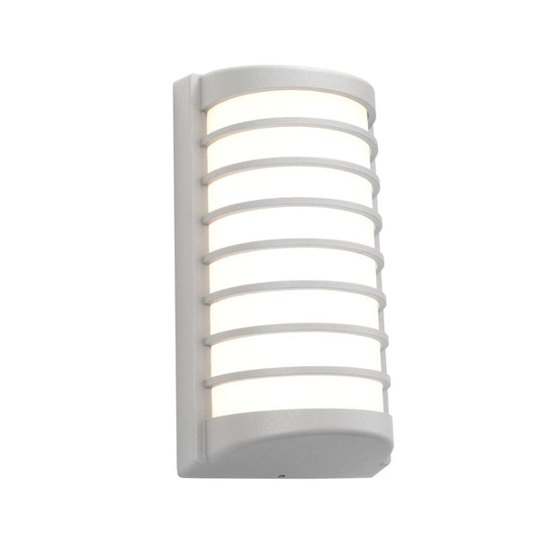 Tacoma 10W LED Exterior Wall Light Silver - TACO1ESLV