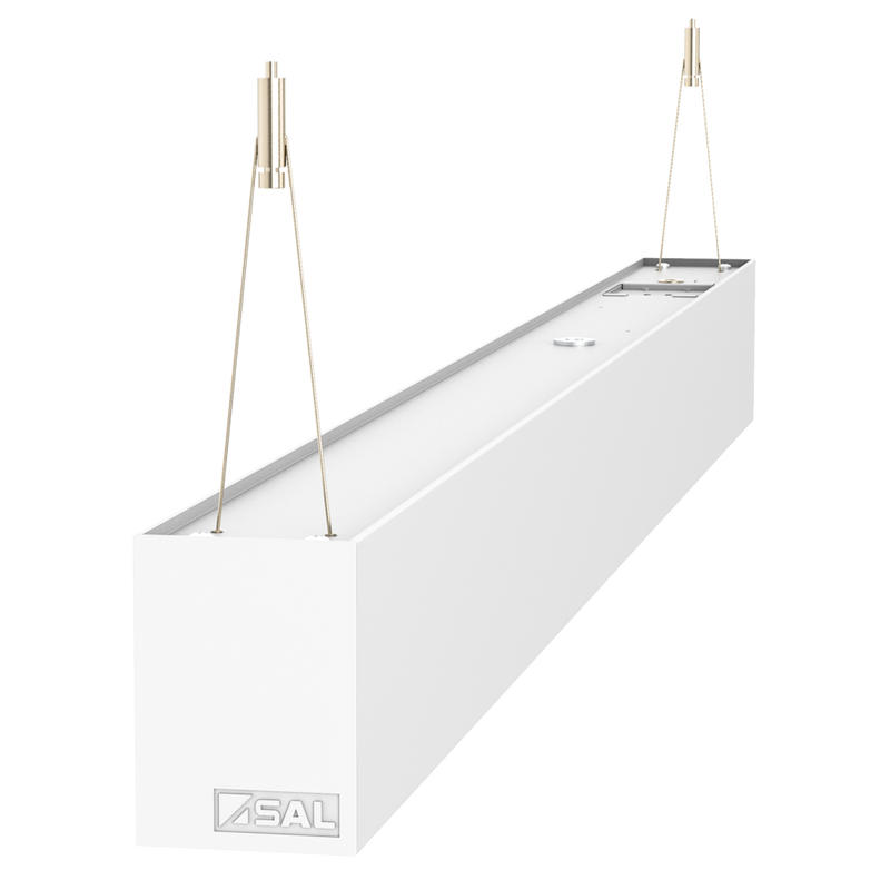 Titan LED Linear Light 80W White Aluminium TRI Colour - S9776/80TC