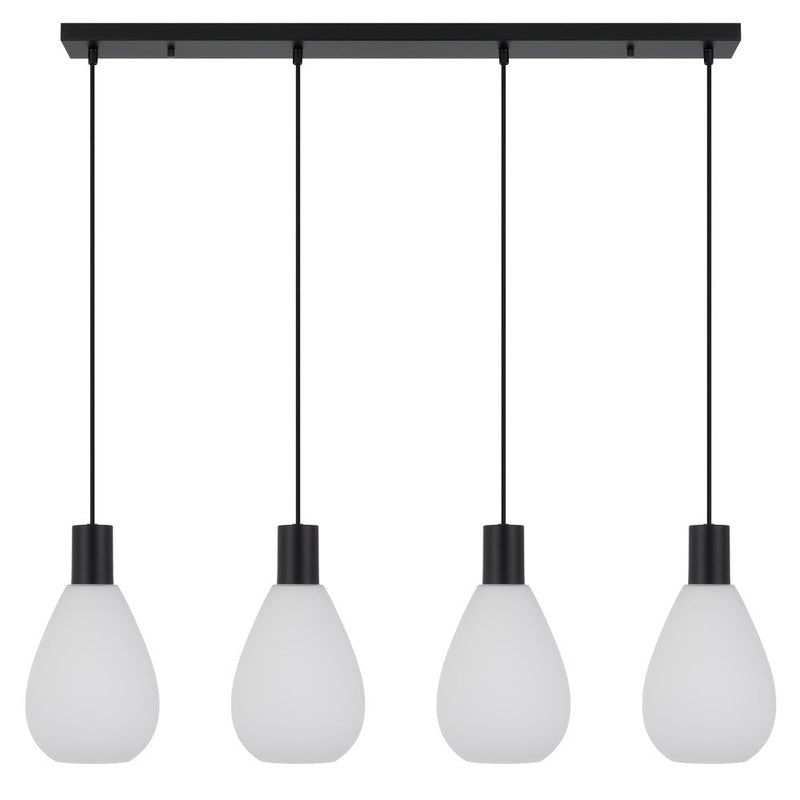 Tresor 4 Light Island Pendant Black - TRESOR PE4-BKOM