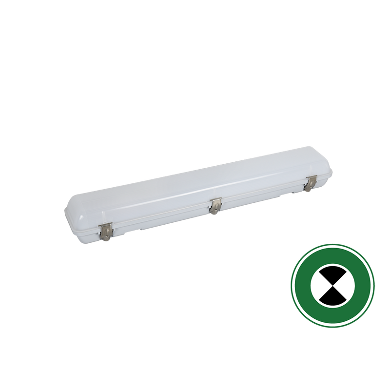 Tempest V Emergency LED Batten L655mm White Polycarbonate 5CCT - 211021EM