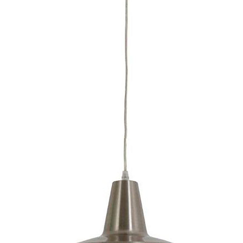 Divo Angled Dome Shape 1 Light Pendant Satin Chrome - DIVO3