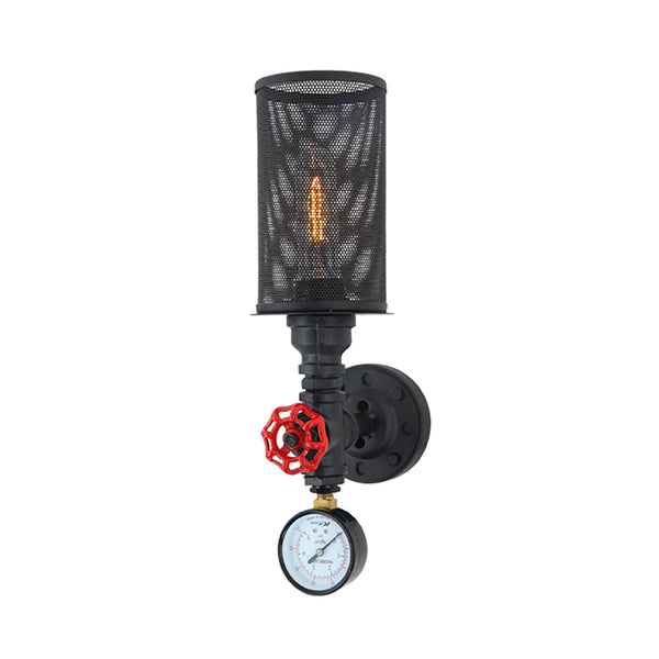 VENETO Black Iron Interior Surface Mounted 1 Light Wall Light - VENETO-W1