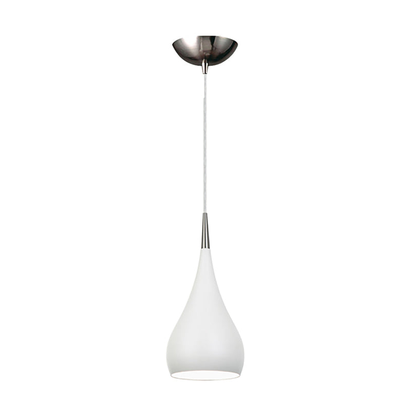 ZARA Bell Shape 1 Light Pendant White - ZARA5A