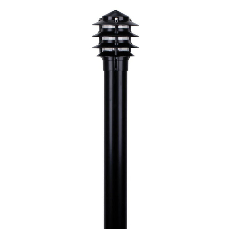 BL-100 Bollard Light H1168mm Black Aluminium - 10729