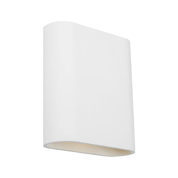 Bowen 2 Light LED Exterior Wall Light White - BOWE2EWHT