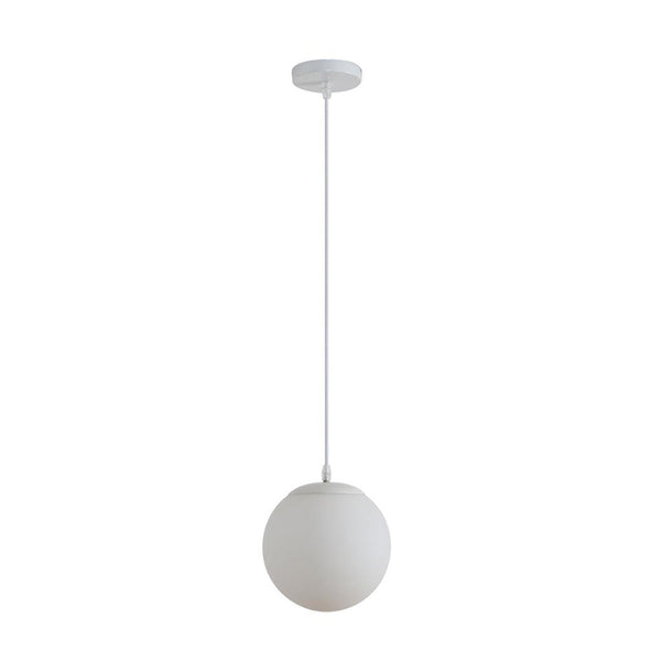 Bubble Pendant Light W200mm White Opal Glass - 31458