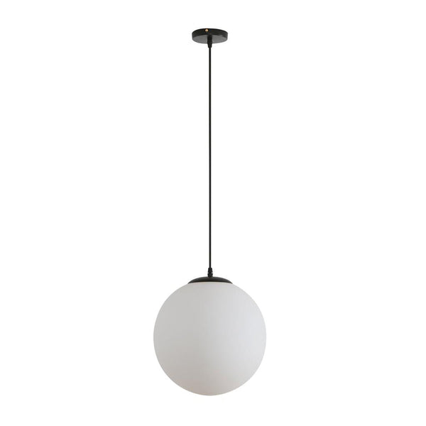 Bubble Pendant Light W300mm Black Opal Glass - 31485