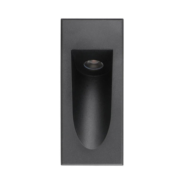 Camino Rectangle LED Step Light Black 3CCT - 21767