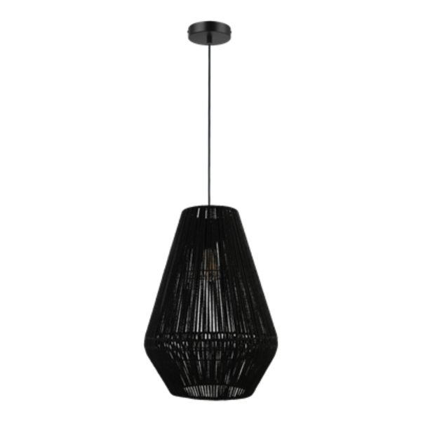 Carter Pendant Light W405mm Black - 23144