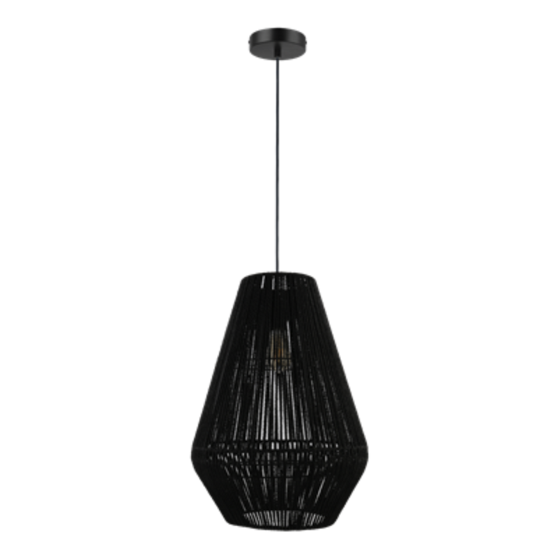 Carter Pendant Light W405mm Black - 23144