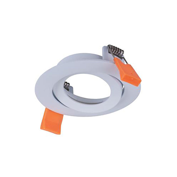 Cell Tilt Downlight Frame W90mm White Aluminium - 27052