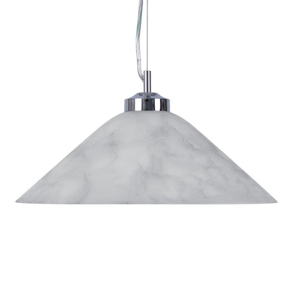 Cone Pendant Light W400mm Frost Glass - 91505