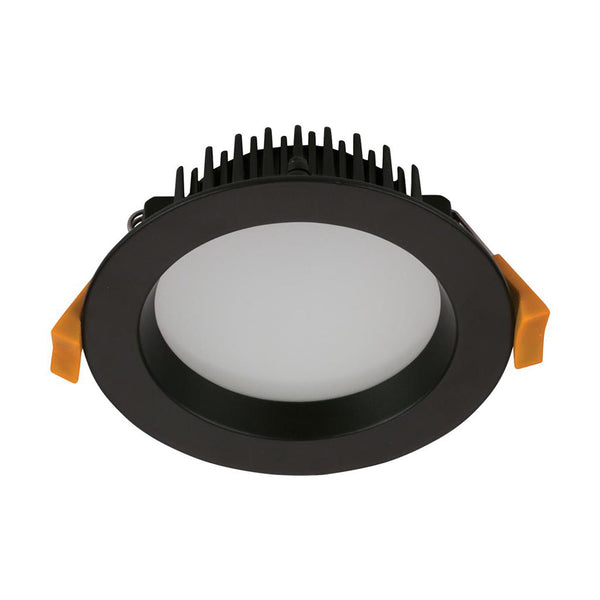 Deco Round Recessed Downlight 13W Black Aluminium 3CCT - 20421