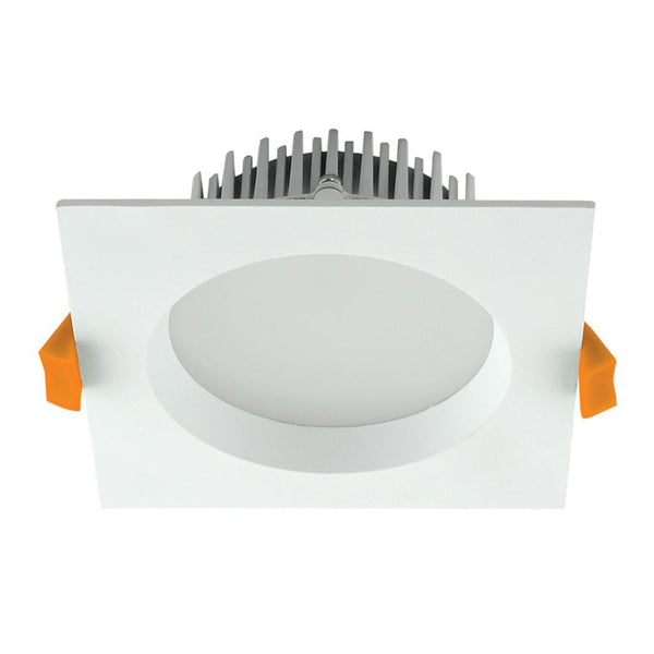 Deco Square Recessed Downlight 13W White Aluminium 3CCT - 20425