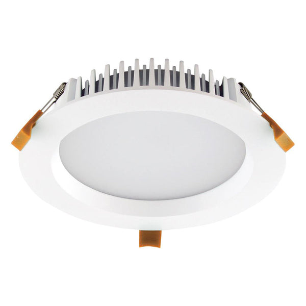 Deco Round Recessed Downlight 20W White Aluminium 3CCT - 20432