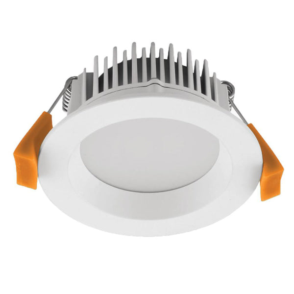 Deco Round Recessed Downlight 8W White Aluminium 3CCT - 20410