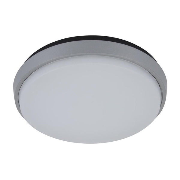 Disc LED Oyster Light Silver Acrylic / Aluminium 3000K - 19536