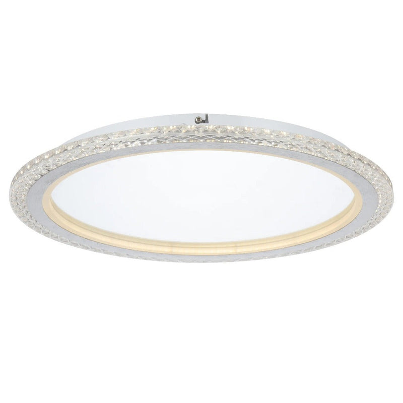 ELIE LED Oyster Light W500mm Chrome 3CCT - ELIE OY50-CH3C