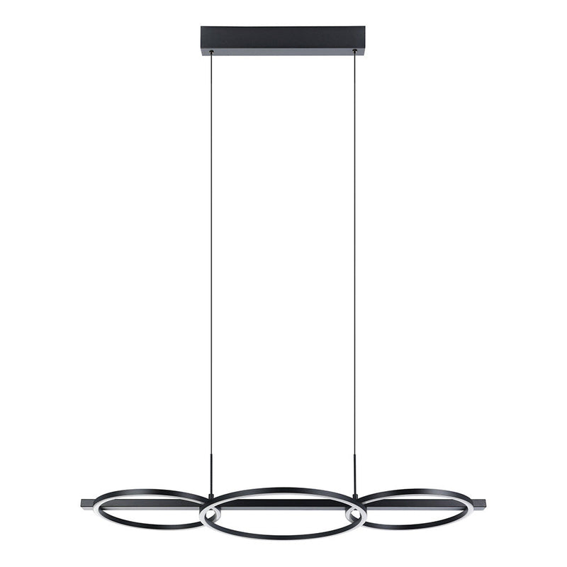 Lanacera Island Pendant Light Black Plastic 3000K - 390087N