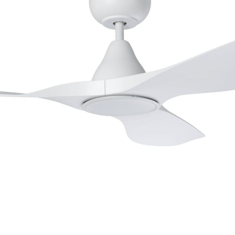 Surf DC Ceiling Fan 48" Matt White LED Light Matt White - 20549701