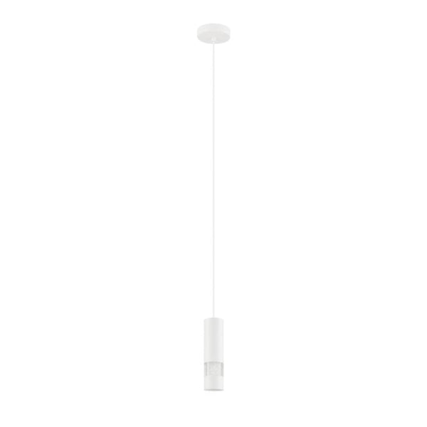 Bernabeta Mini LED Pendant White Steel Transparent Plastic 4000K - 39701N