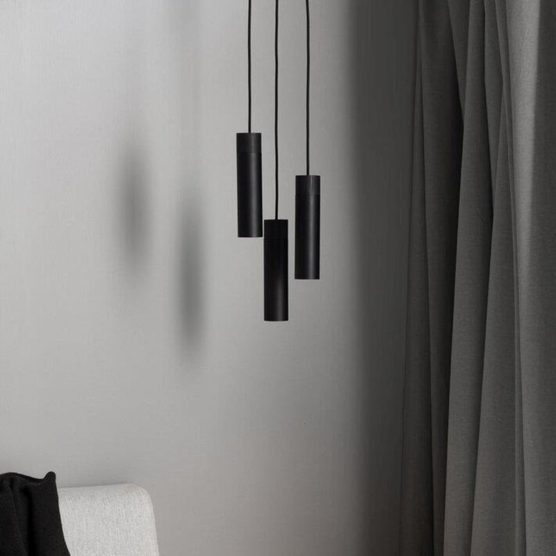 Tilo 3 Light Cluster Pendant Black - 2010473003