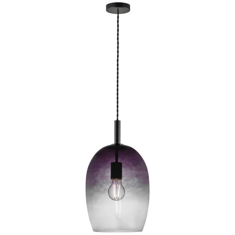 Uma 1 Light Medium Pendant Grey - 2112723047