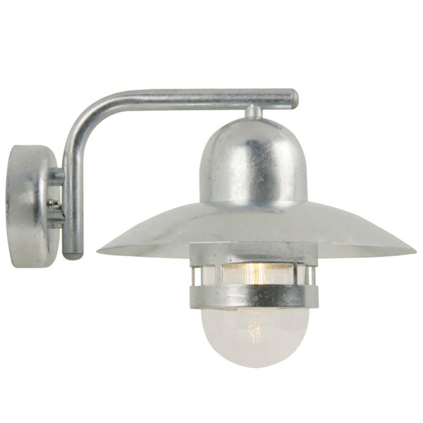 Nibe 1 Light Exterior Wall Light Galvanized - 24981031