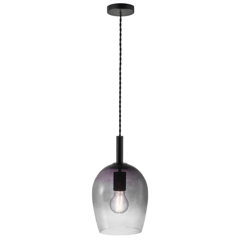 Uma 1 Light Small Pendant Grey - 2112703047