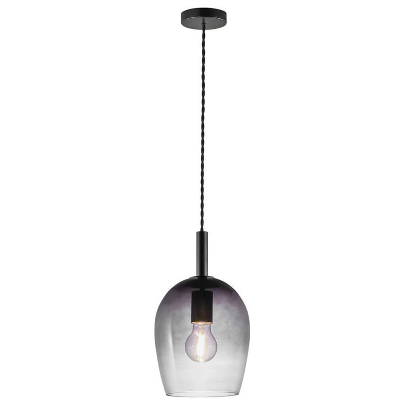 Uma 1 Light Small Pendant Grey - 2112703047