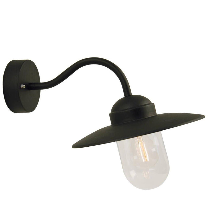 Luxembourg 1 Light Wall Light Black - 22671003