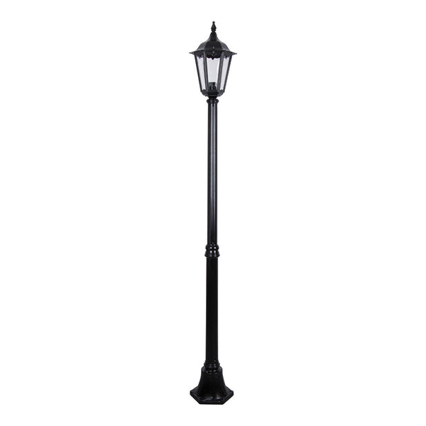 Chester Post Light H1930mm Black Aluminium - 15003