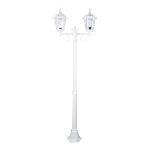 Chester Post 2 Lights H2110mm White Aluminium - 15013