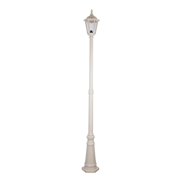 Chester Post 2 Lights H2420mm Beige Aluminium - 15020